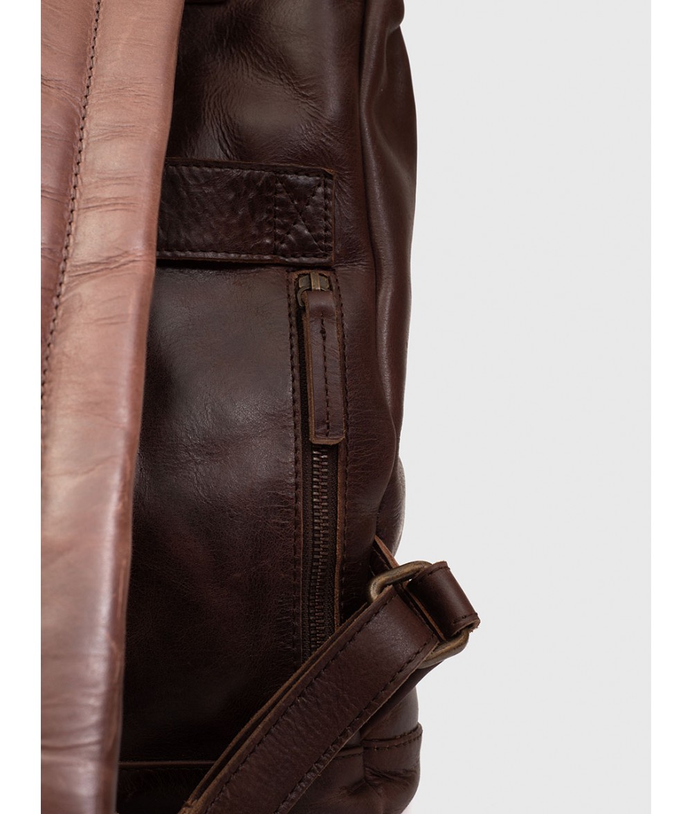 Clayton Vintage Crazy Horse Leather Backpack Alaskan Leather Company